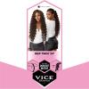 imageSensationnel Vice bundles weaving  deep twist 24 inch synthetic virgin hair dupe weave bundle hair sew in and pony tail long length 1 pack 2 DARKBROWN2 DARKBROWN