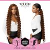imageSensationnel Vice bundles weaving  deep twist 30 inch synthetic virgin hair dupe weave bundle hair sew in and pony tail long length 1 pack 2 DARKBROWN2 DARKBROWN