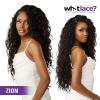 imageSensationnel What Lace 13X6 Wigs  Zion Lacefrontal Hand Tied Glueless Synthetic with Natural Density Pretweezed Hairline 1 JETBLACKFLAMBOYAGEAUBURN