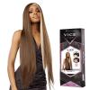 imageSensationnel Vice Lace Front Wigs  Unit 17 5 Inch Deep Part Synthetic Preplucked Hairline 1 JETBLACK1 JETBLACK