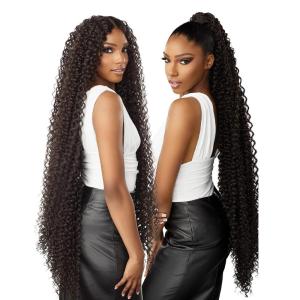 imageSensationnel Vice bundles weaving  boho curl 36 inch synthetic virgin hair dupe weave bundle hair sew in and pony tail long length 1 pack 30 LIGHTAUBURN350 COPPERRED