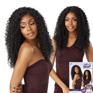 imageSensationnel What Lace 13X6 Wigs  Eliana 20 Inch Human Hair Blend Lacefrontal Glueless Synthetic With Natural Density Preplucked Hairline 1 JETBLACK1B OFFBLACK