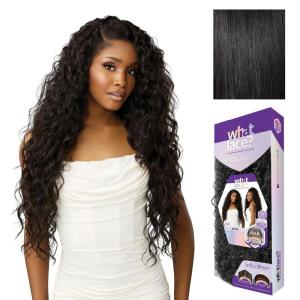 imageSensationnel What Lace 13X6 Wigs  Zion Lacefrontal Hand Tied Glueless Synthetic with Natural Density Pretweezed Hairline 1 JETBLACK1 JETBLACK