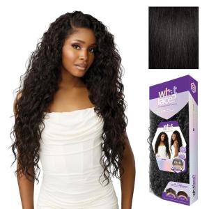 imageSensationnel What Lace 13X6 Wigs  Zion Lacefrontal Hand Tied Glueless Synthetic with Natural Density Pretweezed Hairline 1 JETBLACK1B OFFBLACK