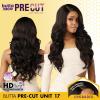 imageSensationnel Butta Lace Precut Wigs  Unit 17 Glueless Extra Wide 5 Inch Deep Parting Synthetic Pre Tweezed Smaller Knot Hairline 1 JETBLACKSUNFLOWERBLONDE