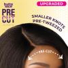 imageSensationnel Butta Lace Precut Wigs  Unit 17 Glueless Extra Wide 5 Inch Deep Parting Synthetic Pre Tweezed Smaller Knot Hairline 1 JETBLACKSUNFLOWERBLONDE