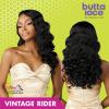 imageSensationnel Butta Lace Wigs  Vintage Rider Extra Wide 5 Inch Deep Parting Synthetic Preplucked Hairline Glueless Lacefront 1 JETBLACKLIGHTASHBROWN