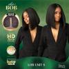 imageSensationnel Chicbob Lace Frontwig  Lob Unit 8 Face Framing Glueless Wig Wide 5 Inch Deep Part Synthetic Preplucked Hairline 1 JETBLACKBALAYAGEHAZELNUT