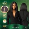 imageSensationnel Chicbob Lace Frontwig  Lob Unit 8 Face Framing Glueless Wig Wide 5 Inch Deep Part Synthetic Preplucked Hairline 1 JETBLACKBALAYAGEHAZELNUT