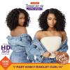imageSensationnel Curls Kinksandco Kinkyedges Wig  Kinky Ringlet Curl 14 inch Y Part Lace Natural Kinkytexture Edged Hairline for Natural 3C to 4C Hair Textures 1 JETBLACKF1BBG