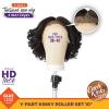 imageSensationnel Curls Kinksandco Kinkyedges Wig  Kinky Roller Set 10 Inch Y Part Lace Natural Kinkytexture Edged Hairline for Natural 3C to 4C Hair Textures 1 JETBLACKM44