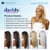 imageSensationnel Dashly Lace Front Wig  Unit 49 Pre Teased Pouf Style Laceparting Ear to Ear Synthetic 1 JETBLACKPLATINUMBLONDE