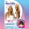 imageSensationnel Dashly Lace Front Wig  Unit 49 Pre Teased Pouf Style Laceparting Ear to Ear Synthetic 1 JETBLACKPLATINUMBLONDE