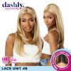 imageSensationnel Dashly Lace Front Wig  Unit 49 Pre Teased Pouf Style Laceparting Ear to Ear Synthetic 1 JETBLACKPLATINUMBLONDE