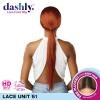 imageSensationnel Dashly Lace Front Wig  Unit 51 Low Ponytail Wrap Style Hand Tied Laceparting Ear to Ear Synthetic 1 JETBLACKROSEGOLDCOPPER