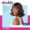 imageSensationnel Dashly Wig  Unit 24 Non Lace Cap Ready to Wear Ear to Ear Lacepart Synthetic 1 JETBLACKSMOKYVIOLET