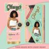 imageSensationnel Glamzy Lace Crown Wig  Lizy Glueless Hand Tied CrownArea Synthetic Hair 1 JETBLACKROSYPINK