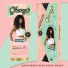 imageSensationnel Glamzy Lace Crown Wig  Misty Glueless Hand Tied CrownArea Synthetic Hair 1 JETBLACKROSYPINK