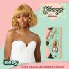 imageSensationnel Glamzy Lace Crown Wig  Rosy Glueless Hand Tied CrownArea Synthetic Hair 1 JETBLACKSUNFLOWERBLONDE