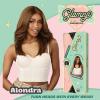 imageSensationnel Glamzy Lace Part Wigs  Alondra Glueless Hand Tied Wider Parting Synthetic Hair 1 JETBLACKMPSILVERGRAY
