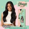 imageSensationnel Glamzy Lace Part Wigs  Elysia Glueless Hand Tied Wider V Parting Synthetic Hair 1 JETBLACKTDBLUE