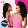 imageSensationnel Instant Weave Half Wig  23 Synthetic Blendwig Adjustable Drawstring for Seamless Hair Blending 1 JETBLACKTH2BG