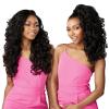 imageSensationnel Instant Weave Half Wig  23 Synthetic Blendwig Adjustable Drawstring for Seamless Hair Blending 1 JETBLACKTH2BG