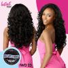 imageSensationnel Instant Weave Half Wig  23 Synthetic Blendwig Adjustable Drawstring for Seamless Hair Blending 1 JETBLACKTH2BG