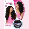 imageSensationnel Instant Weave Half Wig  23 Synthetic Blendwig Adjustable Drawstring for Seamless Hair Blending 1 JETBLACKTH2BG