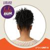 imageSensationnel Lulu Bun Updo Hairextensions  Unit 4 Synthetic 3x35 HD Lace Parting Quick and Easy Wear Hair Wig Piece 1 JETBLACKF1BBG
