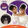 imageSensationnel Lulu Bun Updo Hairextensions  Unit 5 Synthetic 3x35 HD Lace Parting Quick and Easy Wear Hair Wig Piece 1 JETBLACKF1BBG
