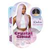 imageSensationnel ShearMuse Crystal Cloud Lace Wigs  Dulcia Wide 5 Inch Deep Parting Synthetic Preplucked Hairline Glueless Lacefront CORALPINKFAIRYHEATHER