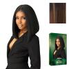 imageSensationnel Chicbob Lace Frontwig  Lob Unit 8 Face Framing Glueless Wig Wide 5 Inch Deep Part Synthetic Preplucked Hairline 1 JETBLACKBALAYAGEHAZELNUT