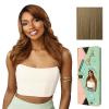 imageSensationnel Glamzy Lace Part Wigs  Zaria Glueless Hand Tied Wider Parting Synthetic Hair 1 JETBLACKLIGHTASHBROWN