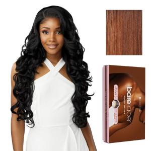 imageSensationnel Bare Lace 6X5 Lacewig  Unit 4 Lacefrontal Glueless Synthetic 180 Degree Preplucked Hairline 1 JETBLACKFLAMBOYAGEAUBURN
