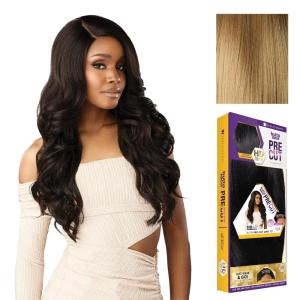 imageSensationnel Butta Lace Precut Wigs  Unit 17 Glueless Extra Wide 5 Inch Deep Parting Synthetic Pre Tweezed Smaller Knot Hairline 1 JETBLACKDIRTYBLONDE