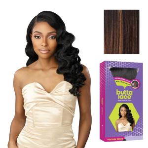 imageSensationnel Butta Lace Wigs  Vintage Rider Extra Wide 5 Inch Deep Parting Synthetic Preplucked Hairline Glueless Lacefront 1 JETBLACKBALAYAGECHOCOLATE