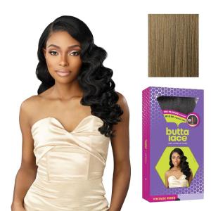 imageSensationnel Butta Lace Wigs  Vintage Rider Extra Wide 5 Inch Deep Parting Synthetic Preplucked Hairline Glueless Lacefront 1 JETBLACKLIGHTASHBROWN