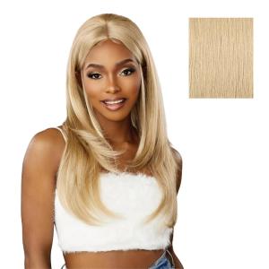 imageSensationnel Dashly Lace Front Wig  Unit 49 Pre Teased Pouf Style Laceparting Ear to Ear Synthetic 1 JETBLACKBEIGEBLONDE