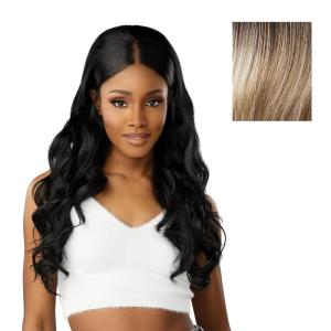 imageSensationnel Dashly Lace Front Wig  Unit 50 Pre Teased Pouf Style Laceparting Ear to Ear Synthetic 1 JETBLACKBALAYAGEASHBLONDE