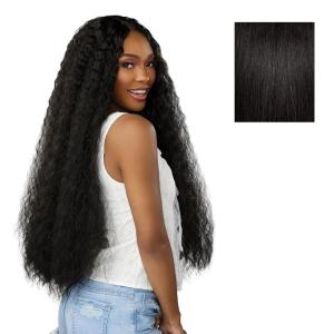 imageSensationnel Dashly Lace Front Wig  Unit 52 Hand Tied Laceparting Ear to Ear Synthetic 1 JETBLACK1B OFFBLACK