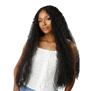 imageSensationnel Dashly Lace Front Wig  Unit 52 Hand Tied Laceparting Ear to Ear Synthetic 1 JETBLACKF1B30