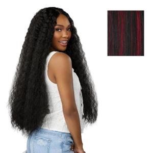 imageSensationnel Dashly Lace Front Wig  Unit 52 Hand Tied Laceparting Ear to Ear Synthetic 1 JETBLACKF1BBG