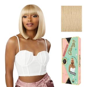 imageSensationnel Glamzy Lace Crown Wig  Cassy Glueless Hand Tied CrownArea Synthetic Hair 1 JETBLACKBEIGEBLONDE