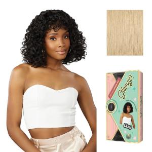 imageSensationnel Glamzy Lace Crown Wig  Lizy Glueless Hand Tied CrownArea Synthetic Hair 1 JETBLACKBEIGEBLONDE