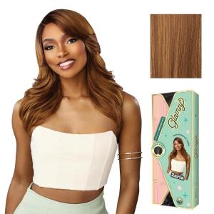 imageSensationnel Glamzy Lace Part Wigs  Zaria Glueless Hand Tied Wider Parting Synthetic Hair 1 JETBLACKBALAYAGEMACCHIATO