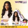 imageSensationnel Butta Lace Precut Wigs  Unit 13 Glueless Extra Wide 5 Inch Deep Parting Synthetic Pre Tweezed Smaller Knot Hairline 1 JETBLACK1B OFFBLACK