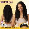 imageSensationnel Butta Lace Precut Wigs  Unit 15 Glueless Extra Wide 5 Inch Deep Parting Synthetic Pre Tweezed Smaller Knot Hairline 1 JETBLACKBALAYAGECARAMEL