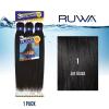 imageSensationnel Ruwa prestretched braiding hair  3x 36 inch water repellent kanekalon fast dry synthetic sports itch free 1 pack 1 JETBLACK1 JETBLACK