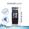 imageSensationnel Ruwa prestretched braiding hair  3x 36 inch water repellent kanekalon fast dry synthetic sports itch free 1 pack 1 JETBLACK2 DARKBROWN